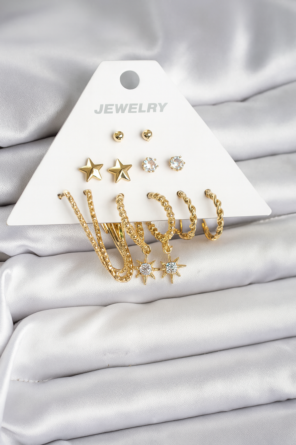 6 Çift kadın küpe seti